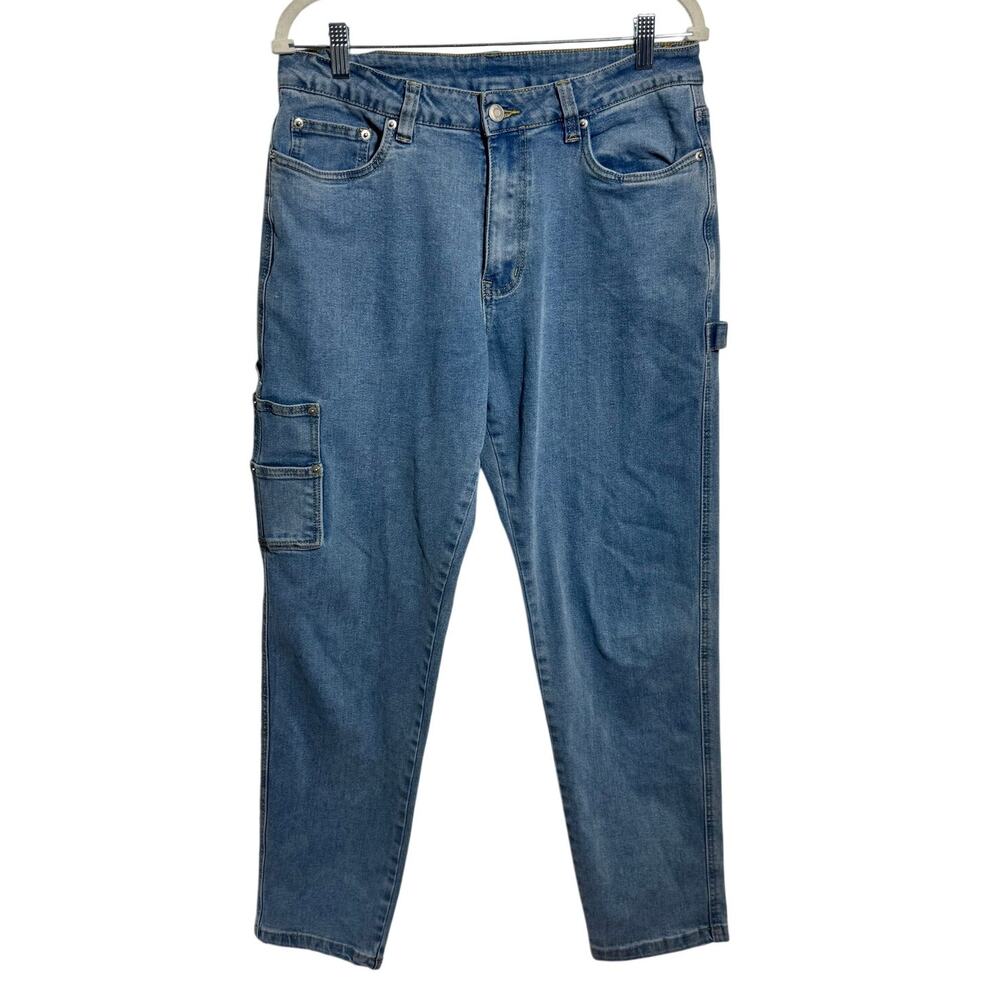 YoungLA Carpenter 90s Y2K Jean‎ Men 32L Blue 611 Utility Streetwear Grunge Punk